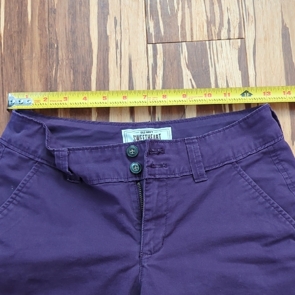 Old Navy Sweetheart Khaki Purple Grape Chino Pants - Picture 3 of 5